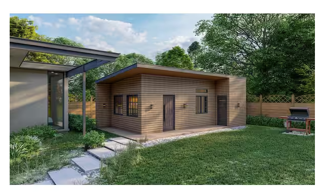 1 Bed 1 Bath 305 sq.ft. Steel Frame Home Kit - Image 3