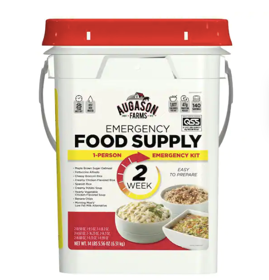 4 Gal. Pail 2-Week 1-Person Emergency Food Supply Evacuation Pail - Image 3