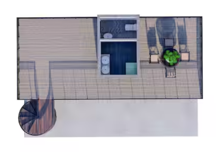 594 sq. ft. 1 Bed 1.5 BA Tiny Home - Image 3