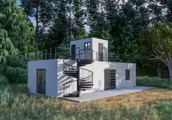594 sq. ft. 1 Bed 1.5 BA Tiny Home