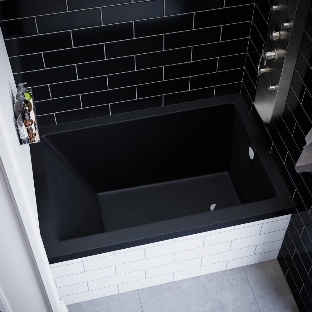 lcove Bathtub in Matte Black - Image 3