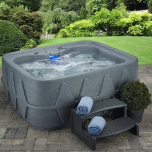 Aquarest Spas AR 400 Select 4 Person 20 Jet Plug and Play Hot Tub with LED waterfall