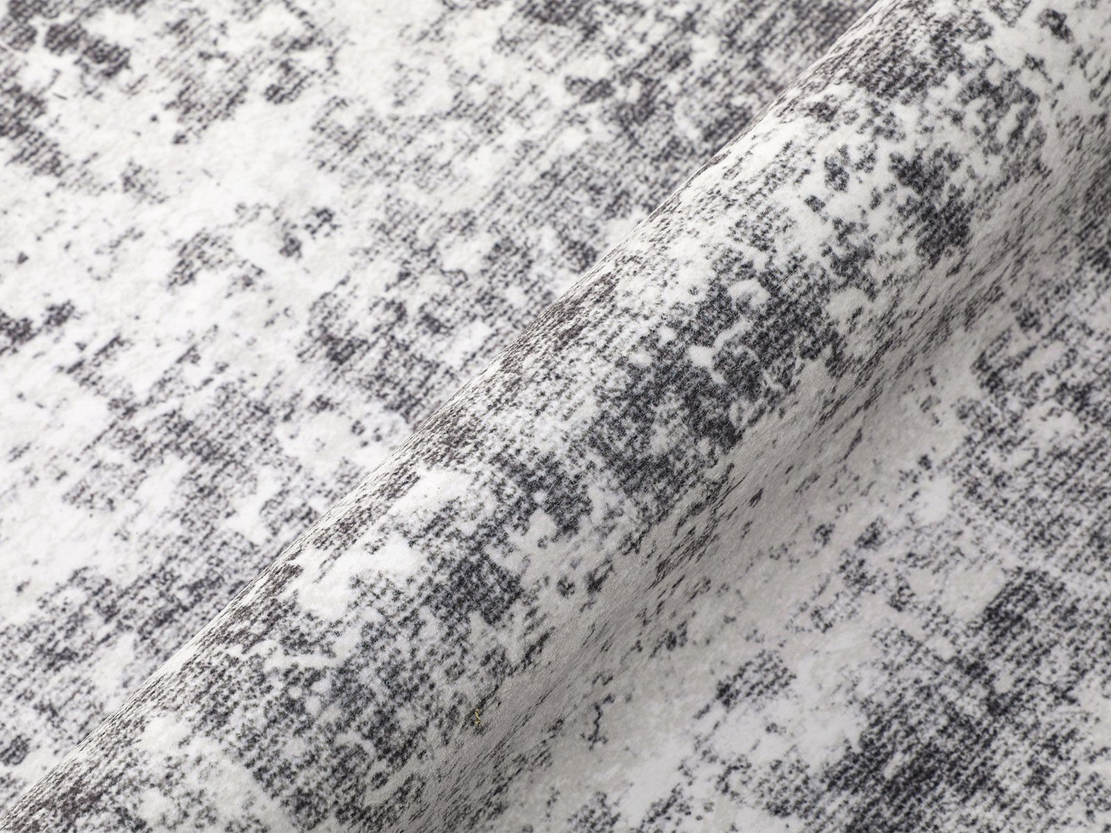 BERTHMEER Neutral Gray Abstract Rug - Image 3