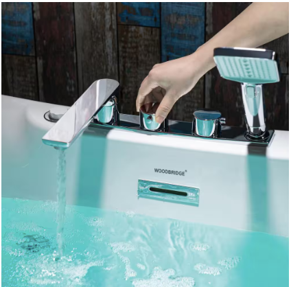 Flatbottom Whirlpool and Air with Inline Heater Bathtub - Image 5