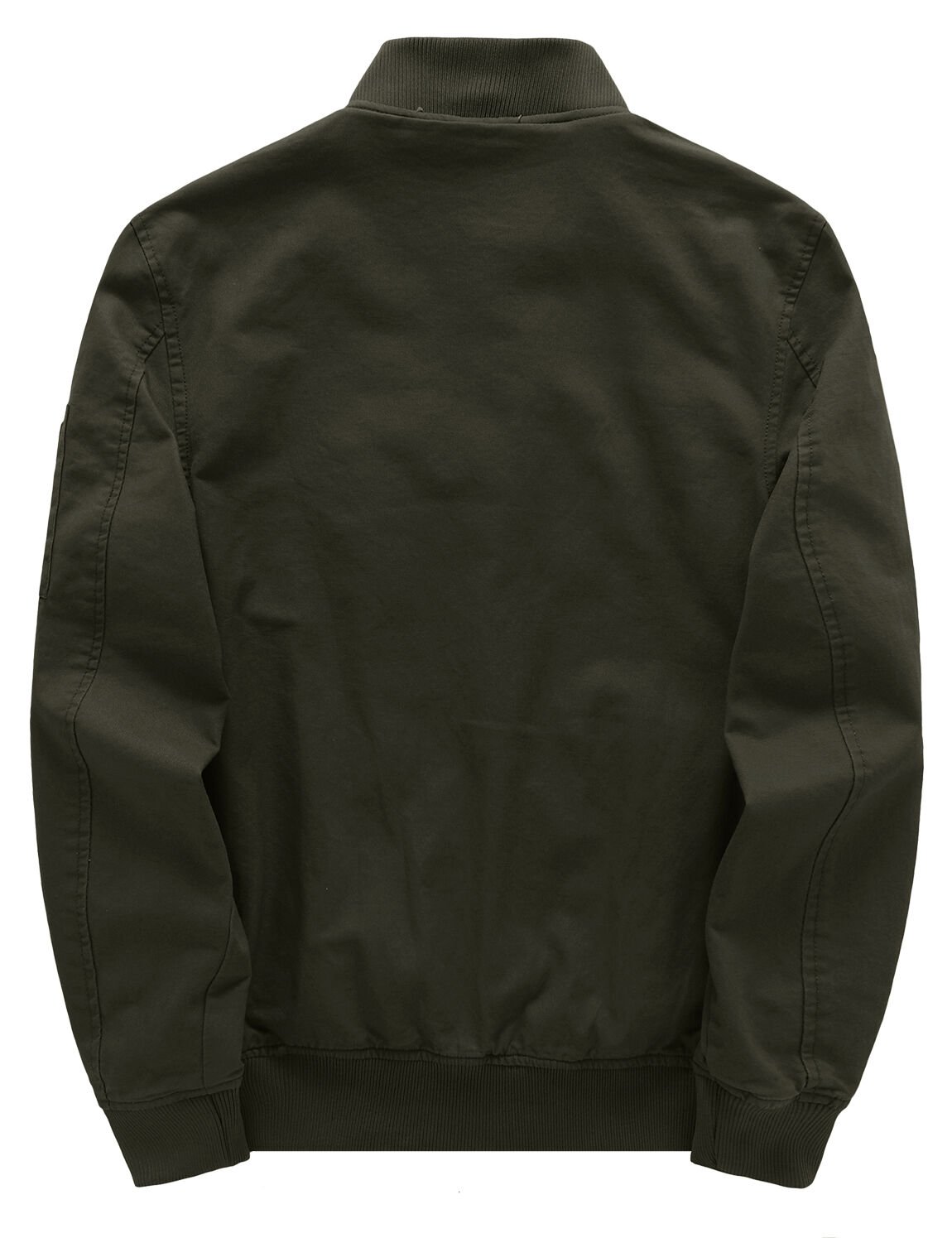 Men's Bomber Long Sleeve Canvas Work Jacket - Image 3