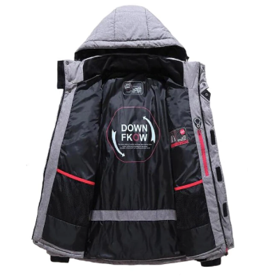 Men's Hiking Puffer Down Jacket - Image 4