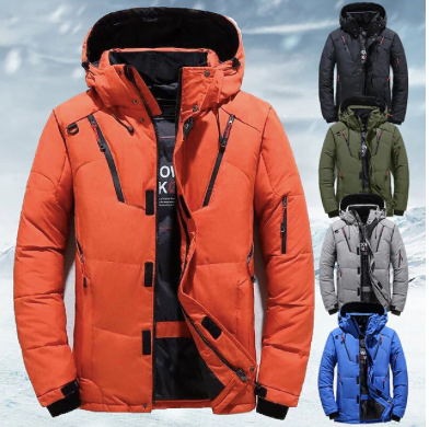 Men's Hiking Puffer Down Jacket