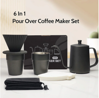 Pour Over Coffee Maker Set