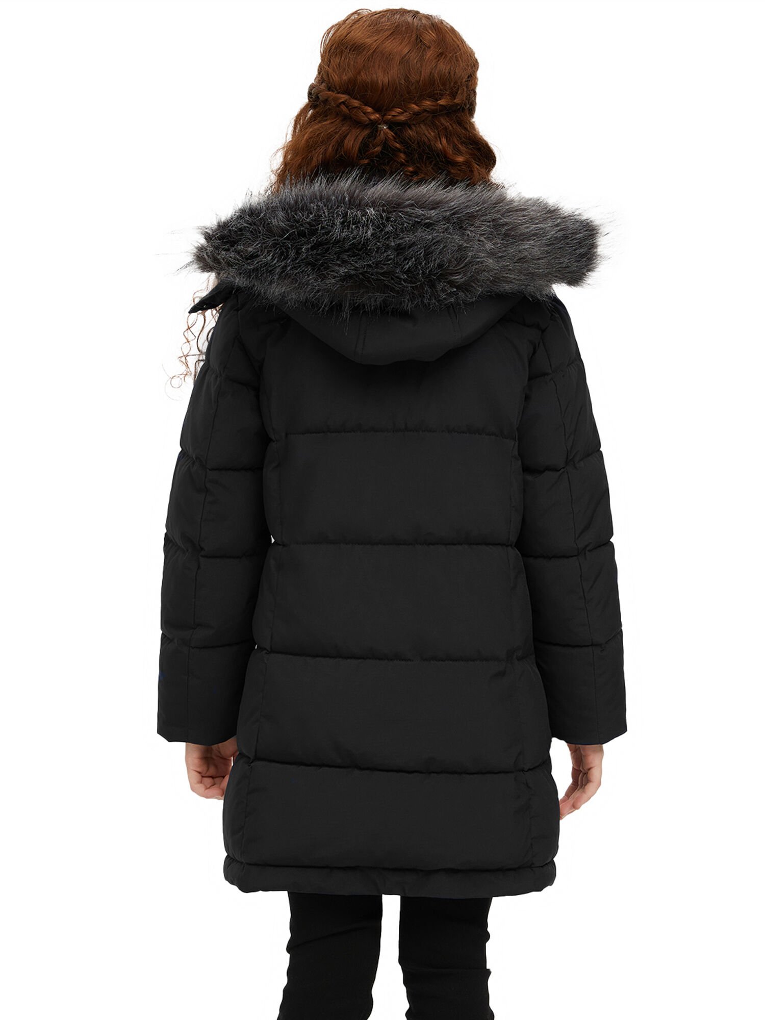 Puffer Parka Jacket with Removable Hood - Image 3