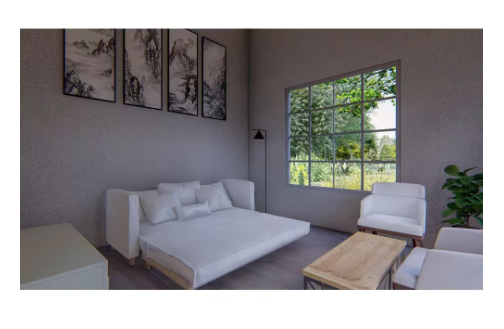 Rose Cottage 2 Bed 1 Bath 444 sq.ft. Steel Frame Home Kit - Image 4