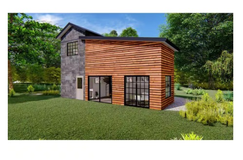 Rose Cottage 2 Bed 1 Bath 444 sq.ft. Steel Frame Home Kit