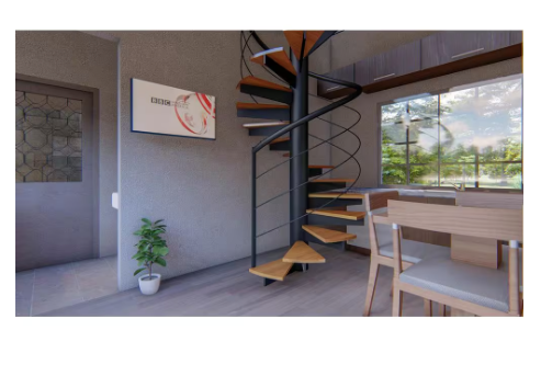 Rose Cottage 2 Bed 1 Bath 444 sq.ft. Steel Frame Home Kit - Image 3