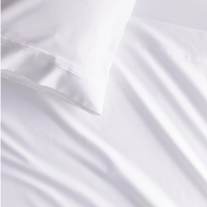 Solid 600-Thread Count Egyptian Cotton Sateen King Fitted Sheet