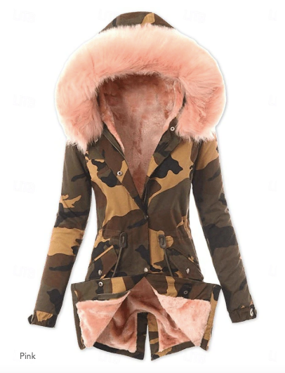 Fleece Lined Single Breasted Hoodie - Image 3