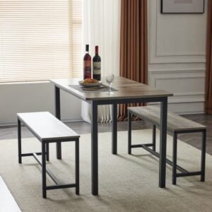 Ktaxon Extendable Dinner Table for 6 Dining Room Table Set