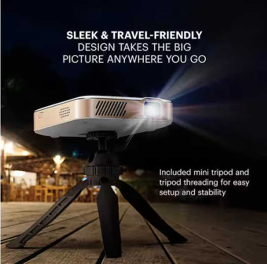 Luma 450 1920 x 1080 DLP Smart Portable Pico Projector with 200 Lumens - Image 2