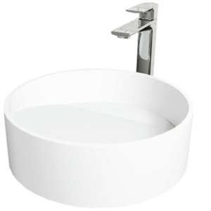Vigo Starr Round Vessel Bathroom Sink with Norfolk Faucet and Drain