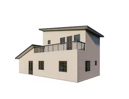 Desert Skillion 3 Bed 3 Bath 971 sq.ft. Steel Frame + Dry-In Kit DIY Tiny Home - Image 3