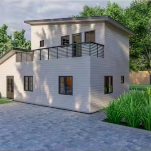 Desert Skillion 3 Bed 3 Bath 971 sq.ft. Steel Frame + Dry-In Kit DIY Tiny Home