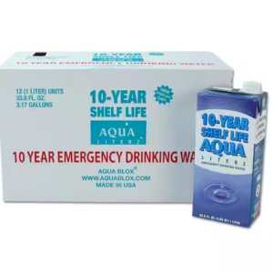 10-Year Shelf Life Aqua Literz 1 l (12-Pack)