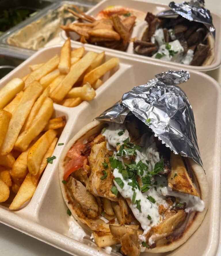 Chicken Shawarma Gyro Pita 768x889