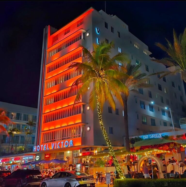 Hotel Victor South Beach Front of Hotel 768x773